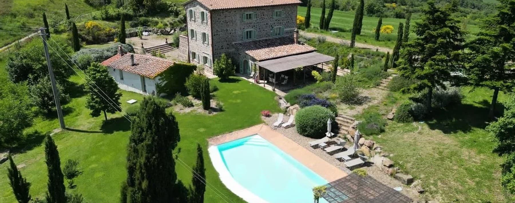 Casale con piscina a Pienza, nel cuore della Val d'Orcia