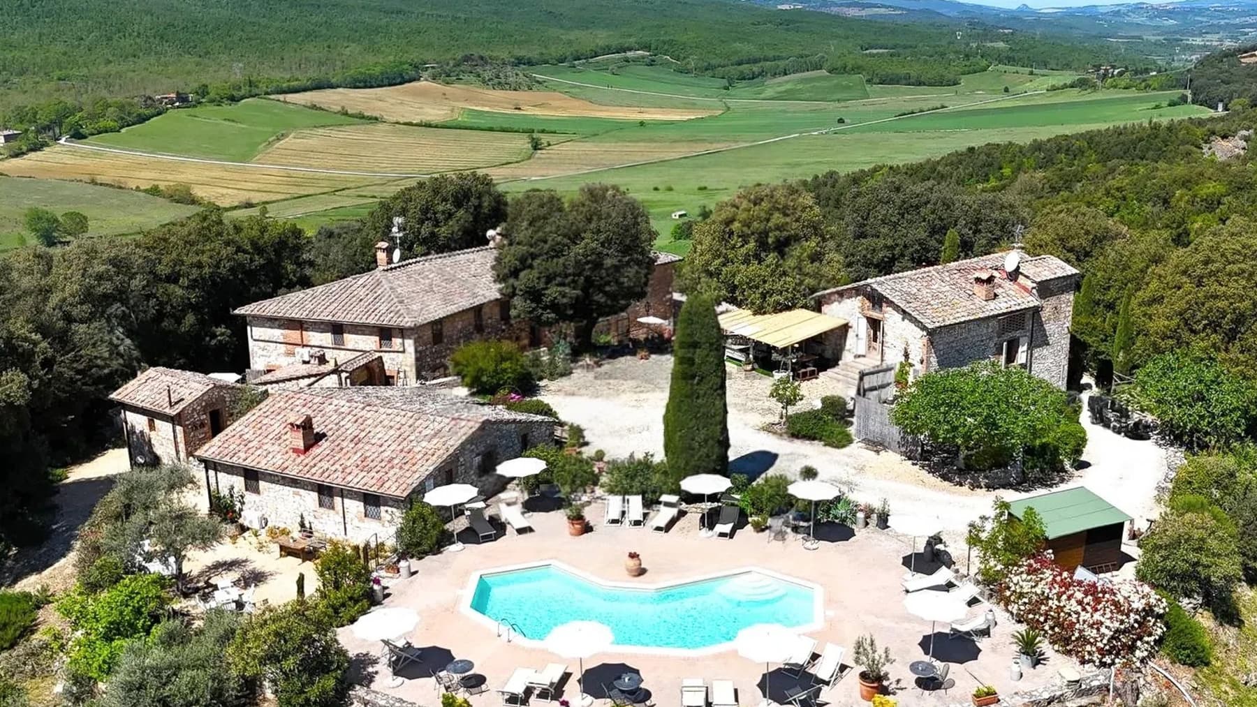 Casale esclusivo immerso nella campagna Toscana a Tegoia