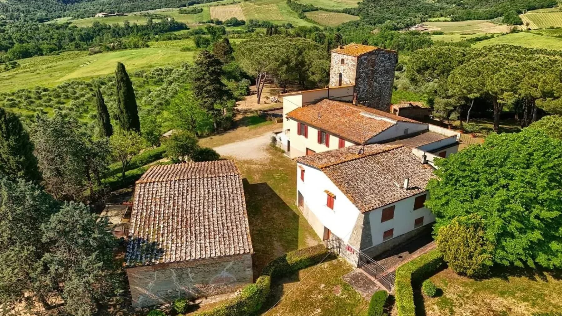 Azienda Agricola a Gambassi Terme, Toscana, 52 ettari