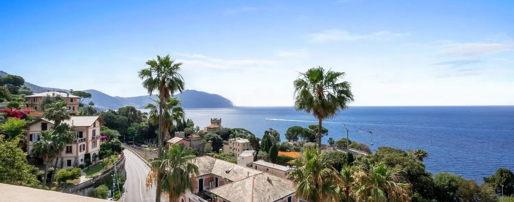 Appartamento esclusivo a Pieve Ligure con vista mare