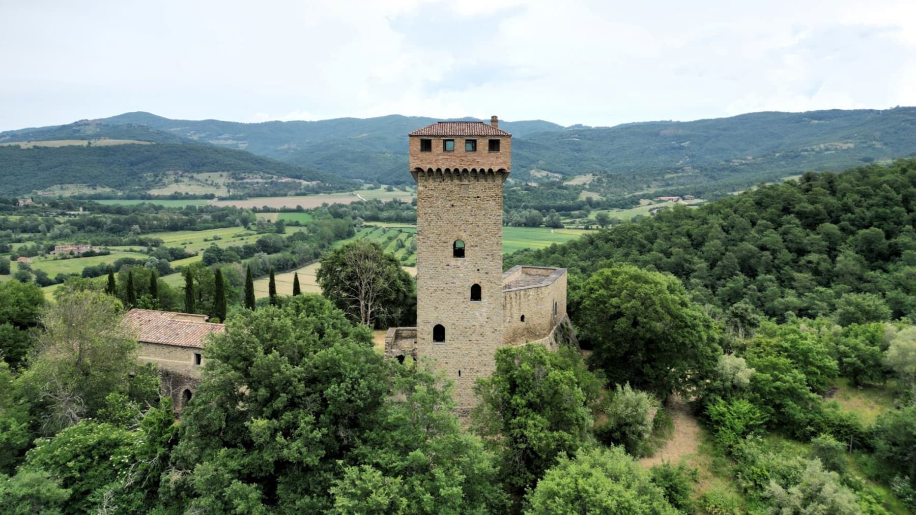 Majestic Castle in Passignano, Umbria