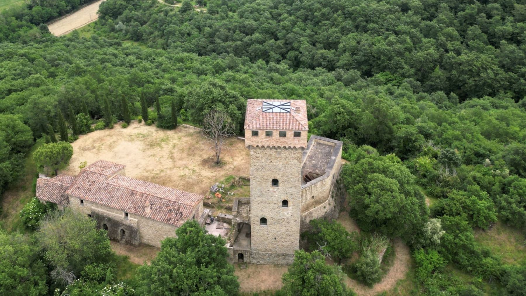 Majestic Castle in Passignano, Umbria