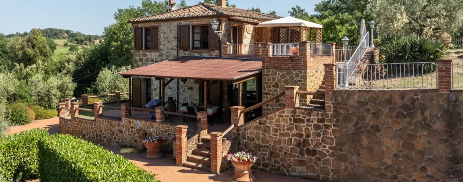 Casale con piscina e giardino a Trequanda, Toscana