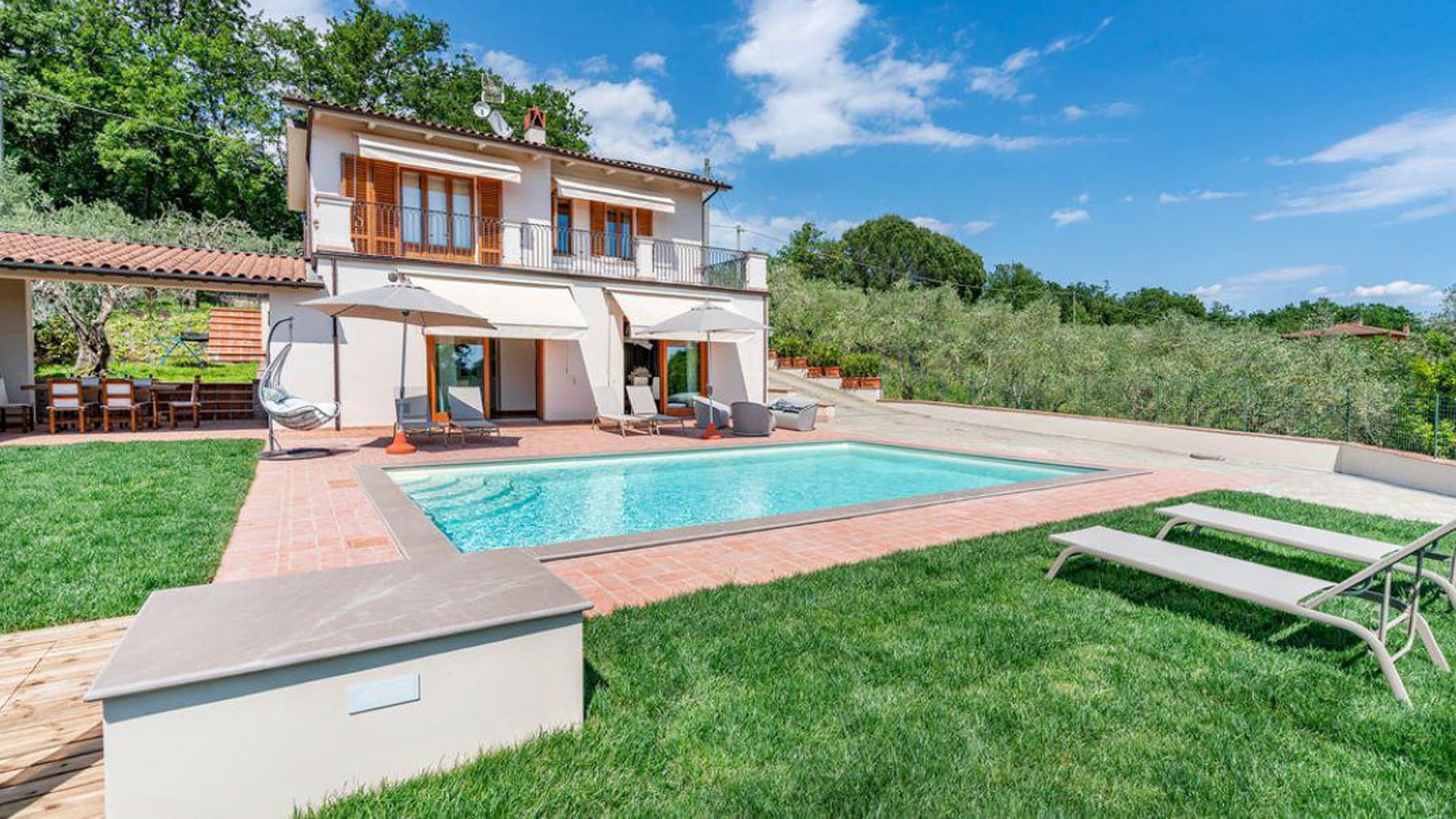 Villa panoramica con piscina a Lucca, Toscana