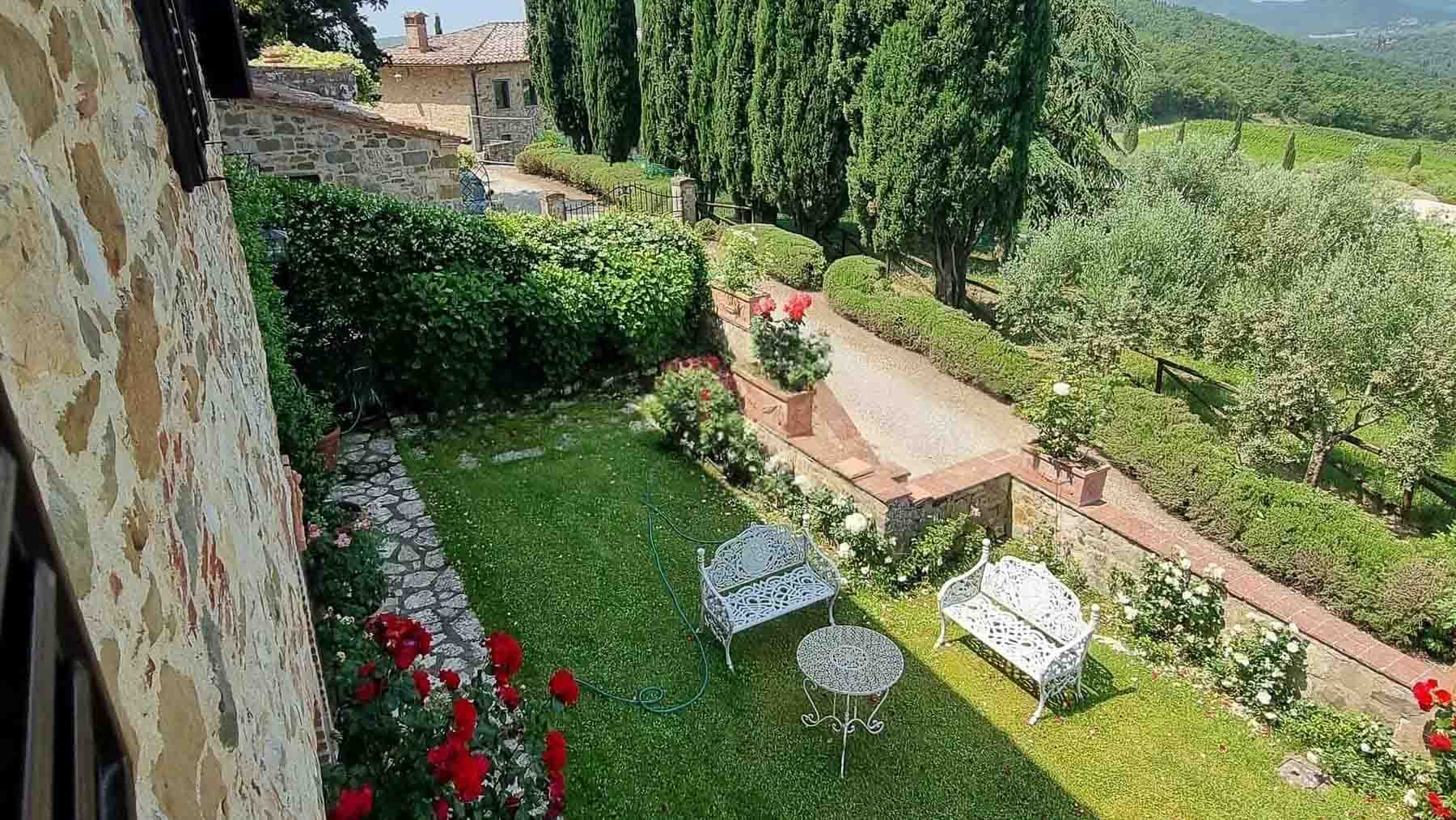 Casale panoramico nel cuore del Chianti, Toscana