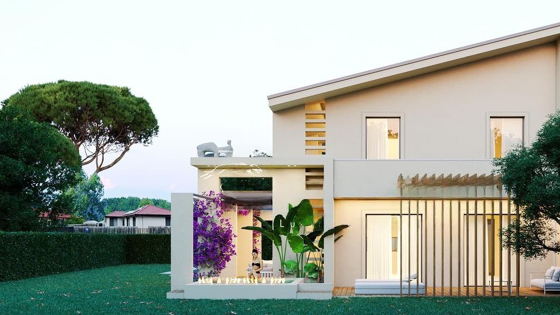 Casa indipendente a Forte dei Marmi con Jacuzzi e giardino