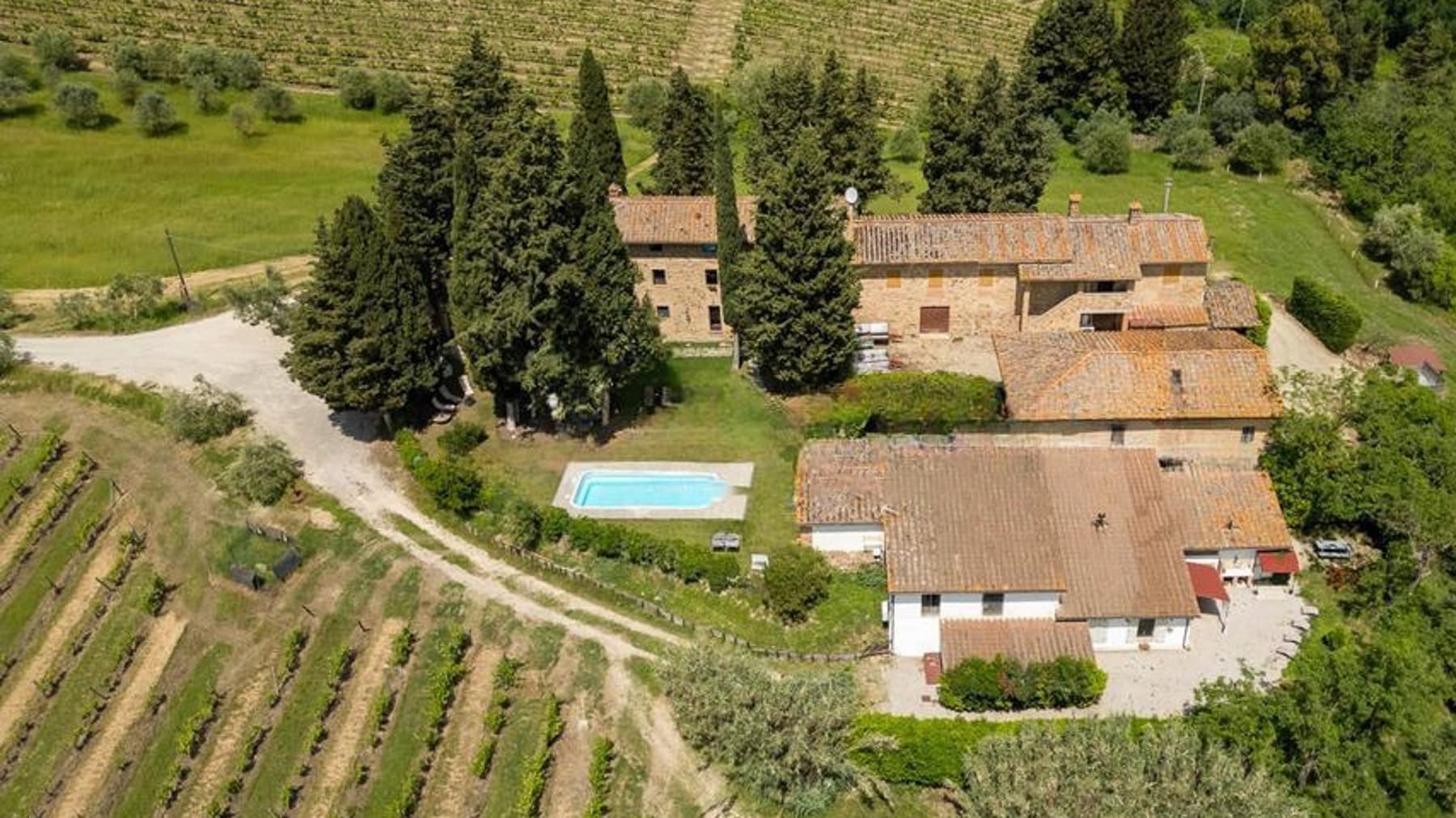 Villa con piscina tra le colline di San Gimignano