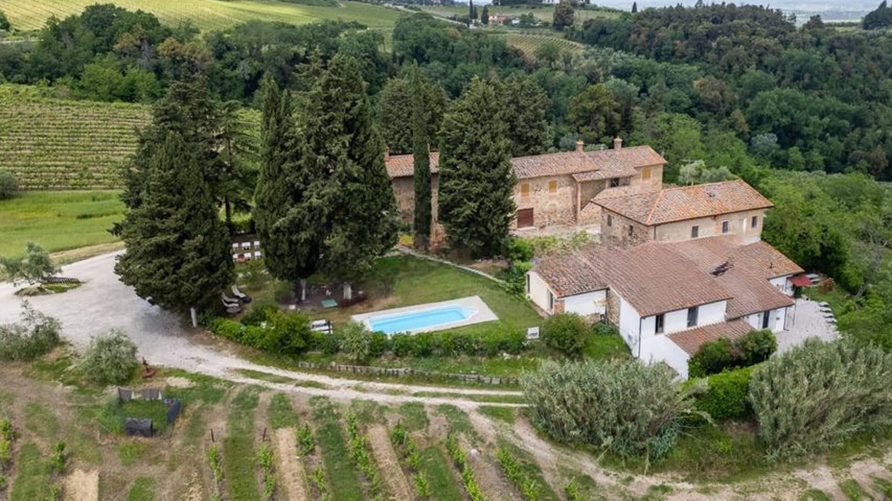 Villa con piscina tra le colline di San Gimignano