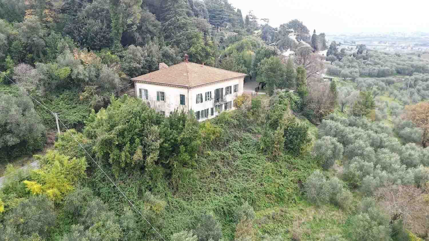 Villa storica panoramica sulle colline di Lucca