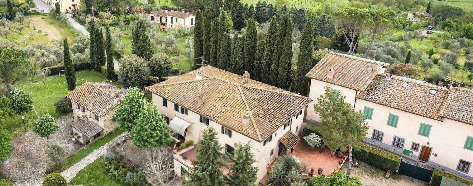Villa storica con vista panoramica a L'Ugolino, Toscana