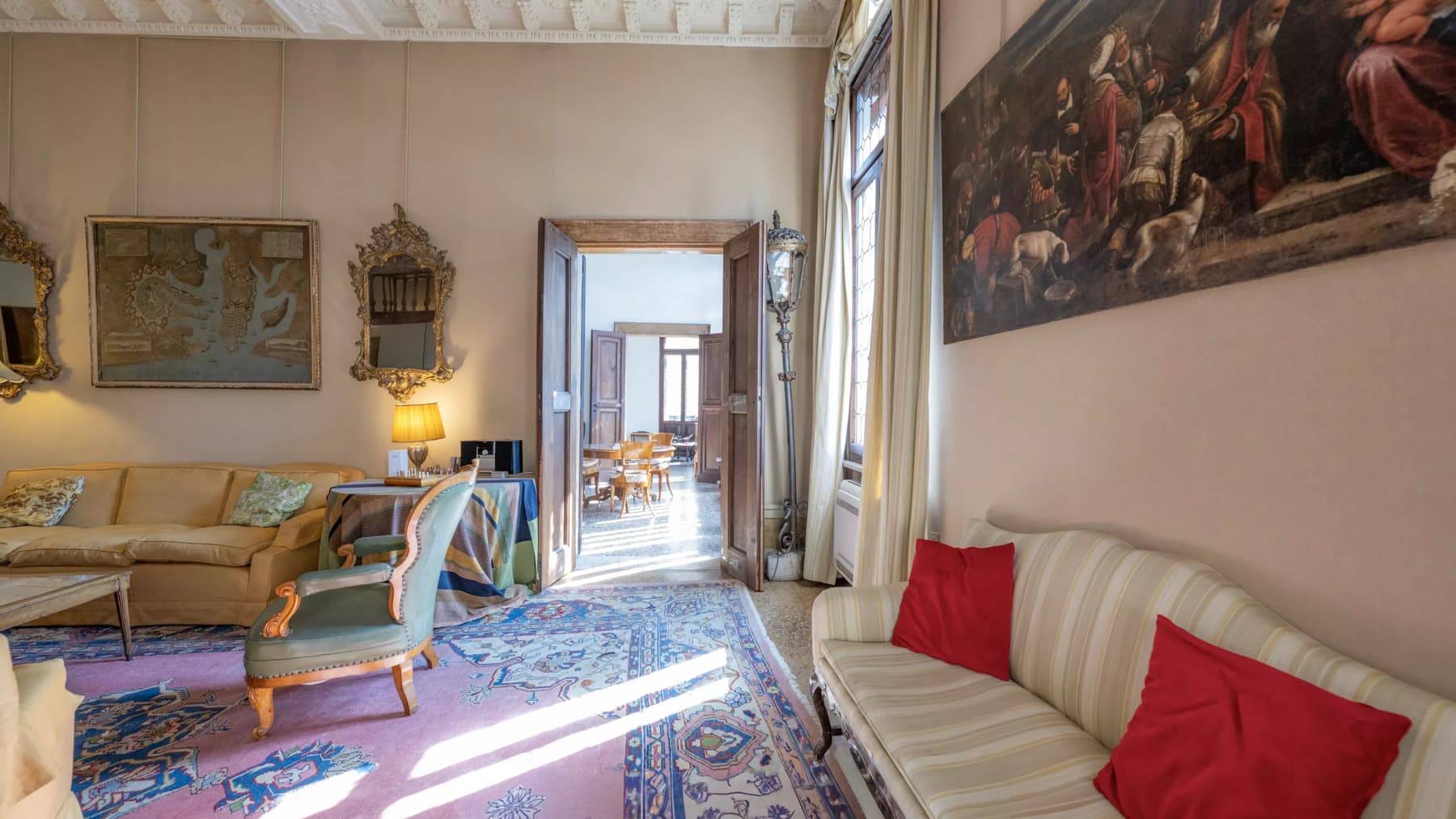 Piano Nobile con affaccio sul Canal Grande a San Polo