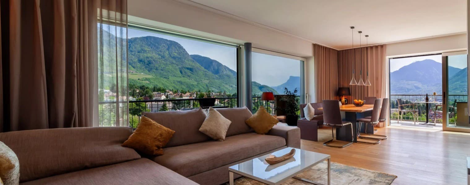 Exclusive residence with panoramic views over Merano