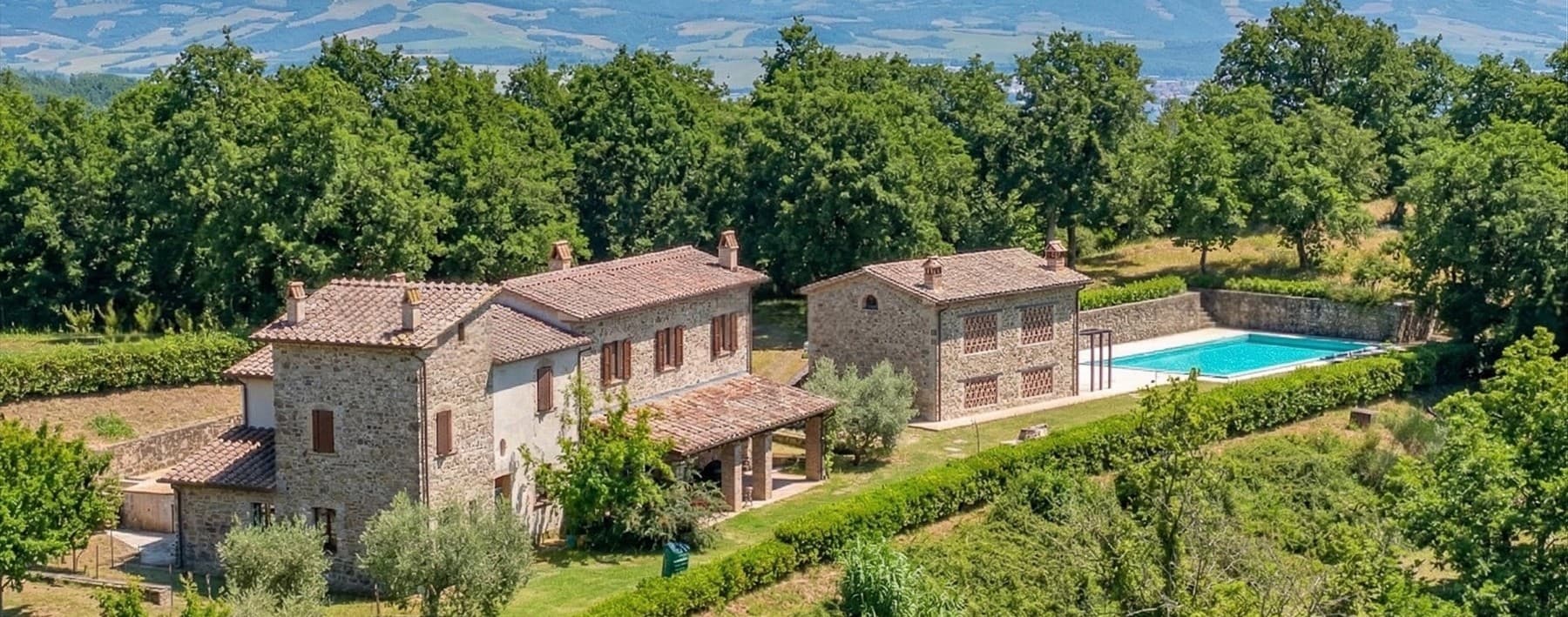 Casale panoramico nelle colline umbre di Umbertide