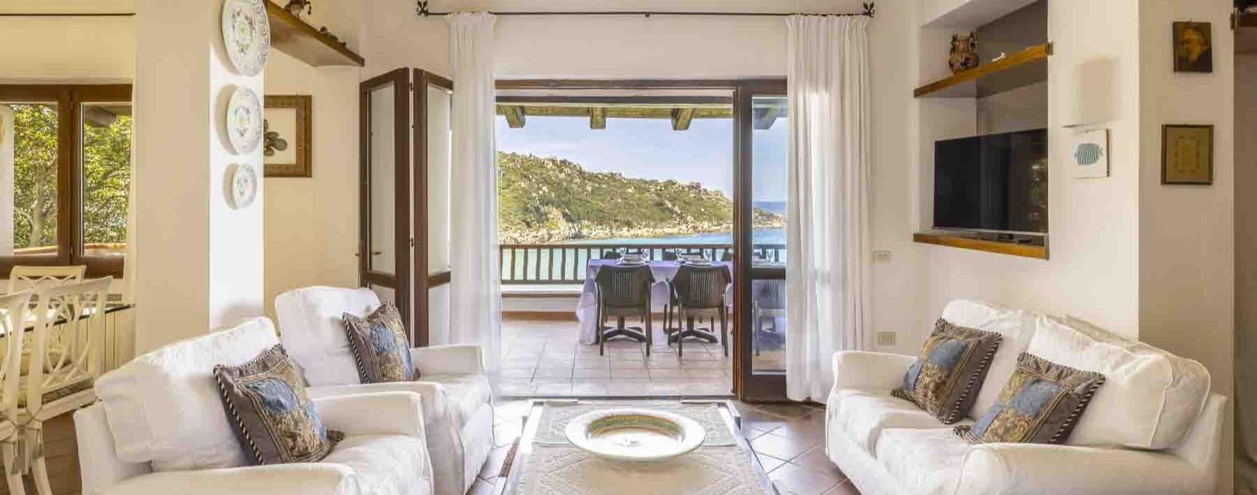 Seaside Villa Overlooking Rena Bianca, Sardinia