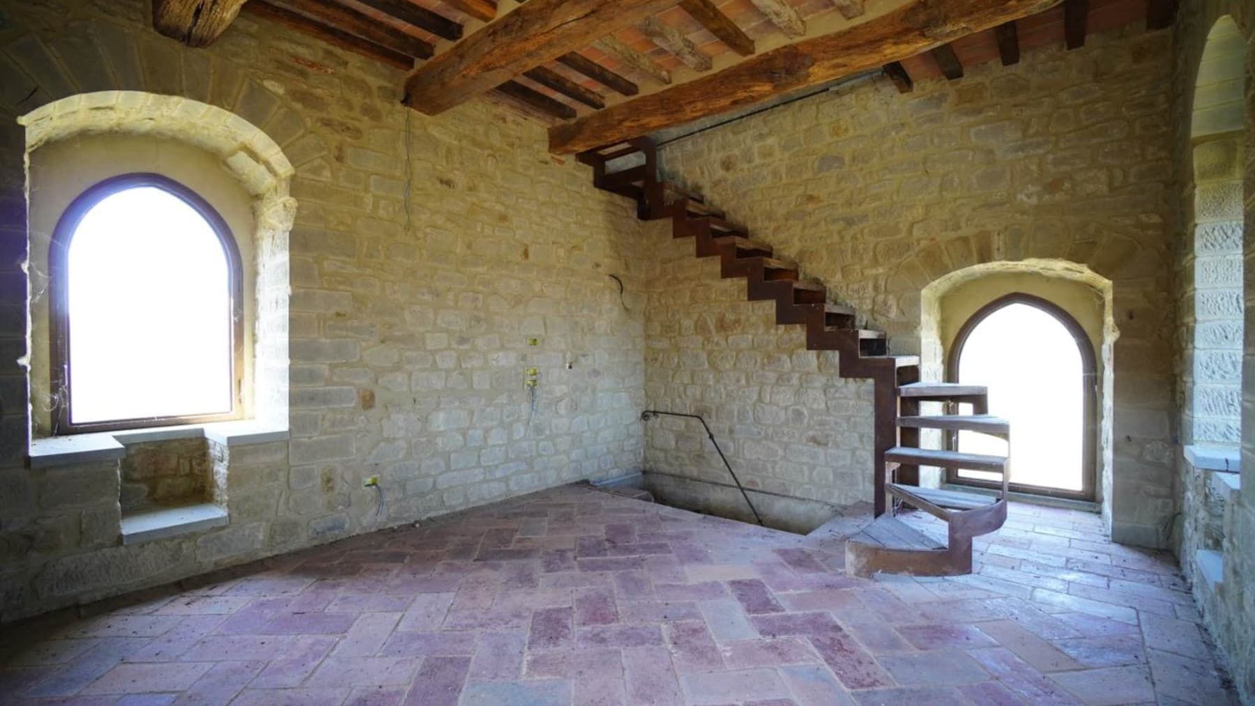 Edificio storico a Perugia nella valle umbra