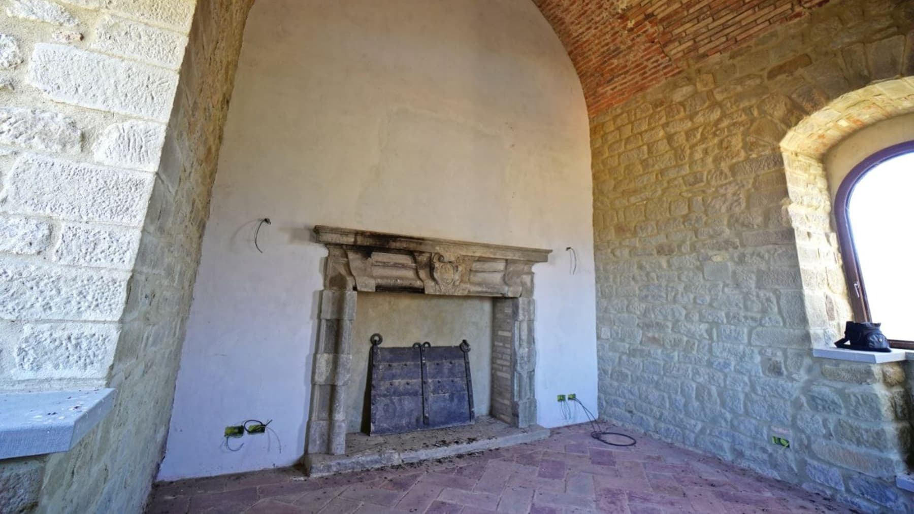Edificio storico a Perugia nella valle umbra