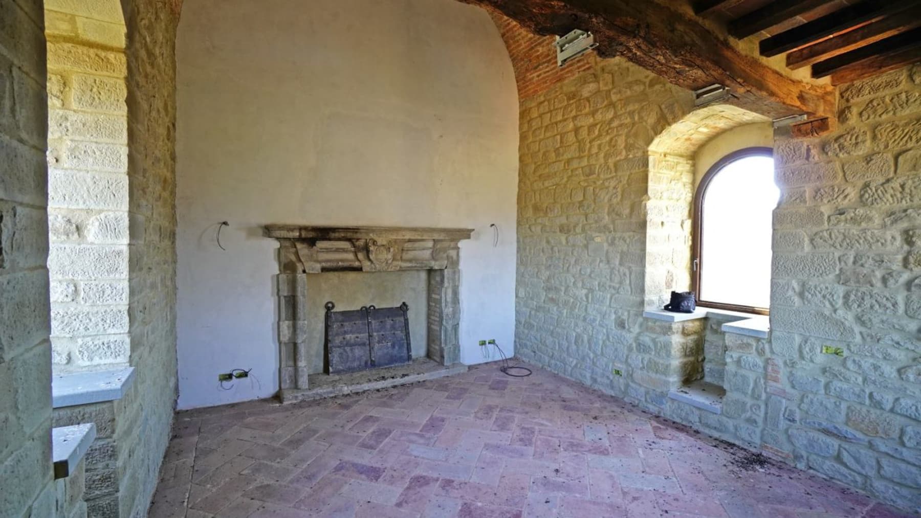 Edificio storico a Perugia nella valle umbra