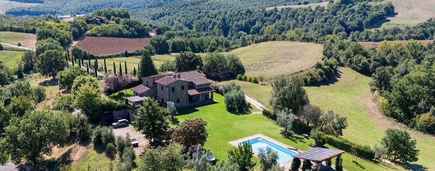 Casale tipico a Piegaro, nel cuore dell'Umbria