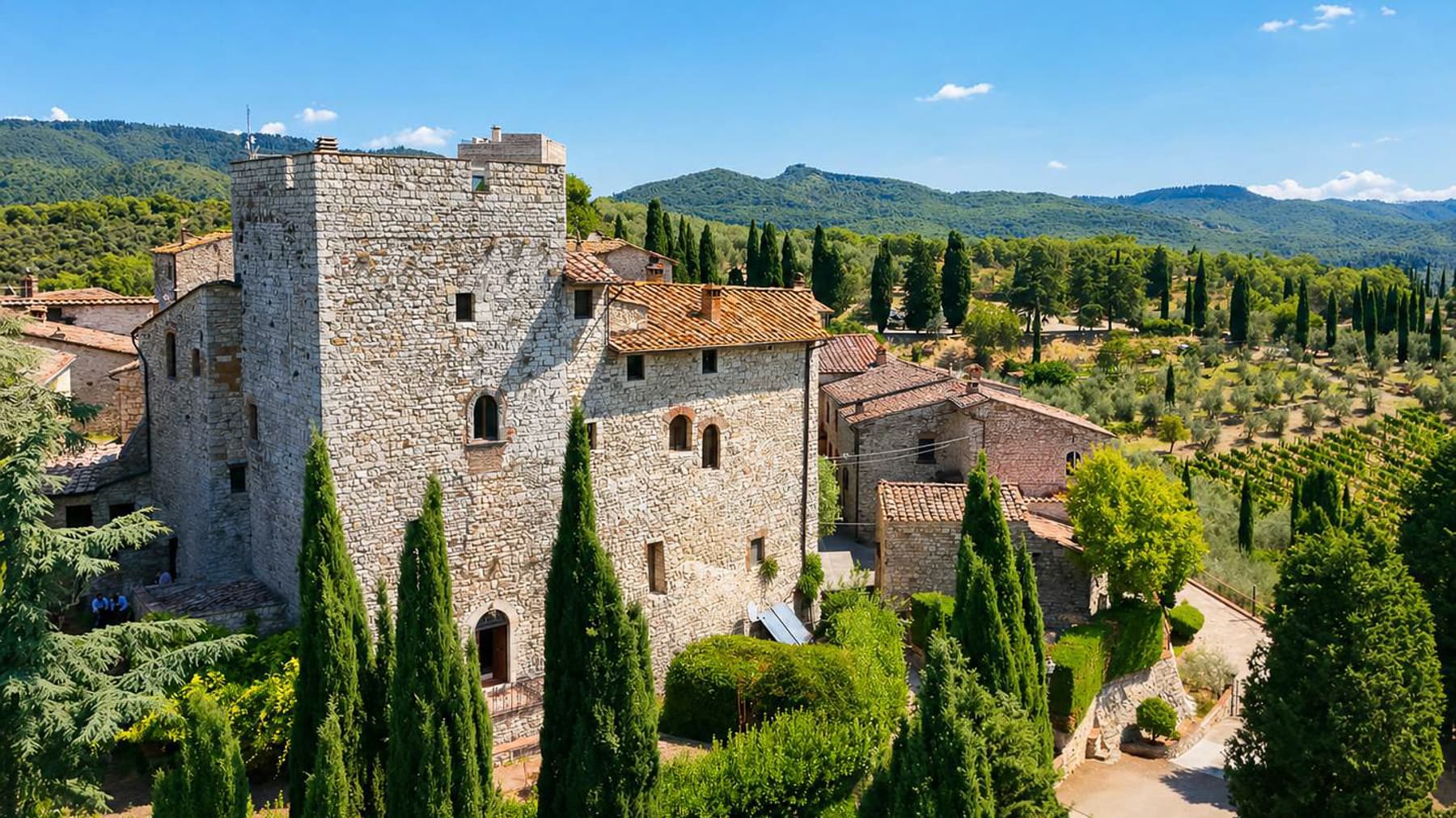 Majestic Castle in Chianti, Tuscany