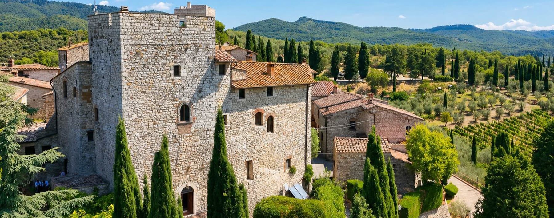 Majestic Castle in Chianti, Tuscany