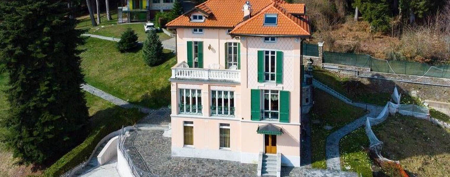 Villa d'epoca con vista lago ad Alpino di Stresa