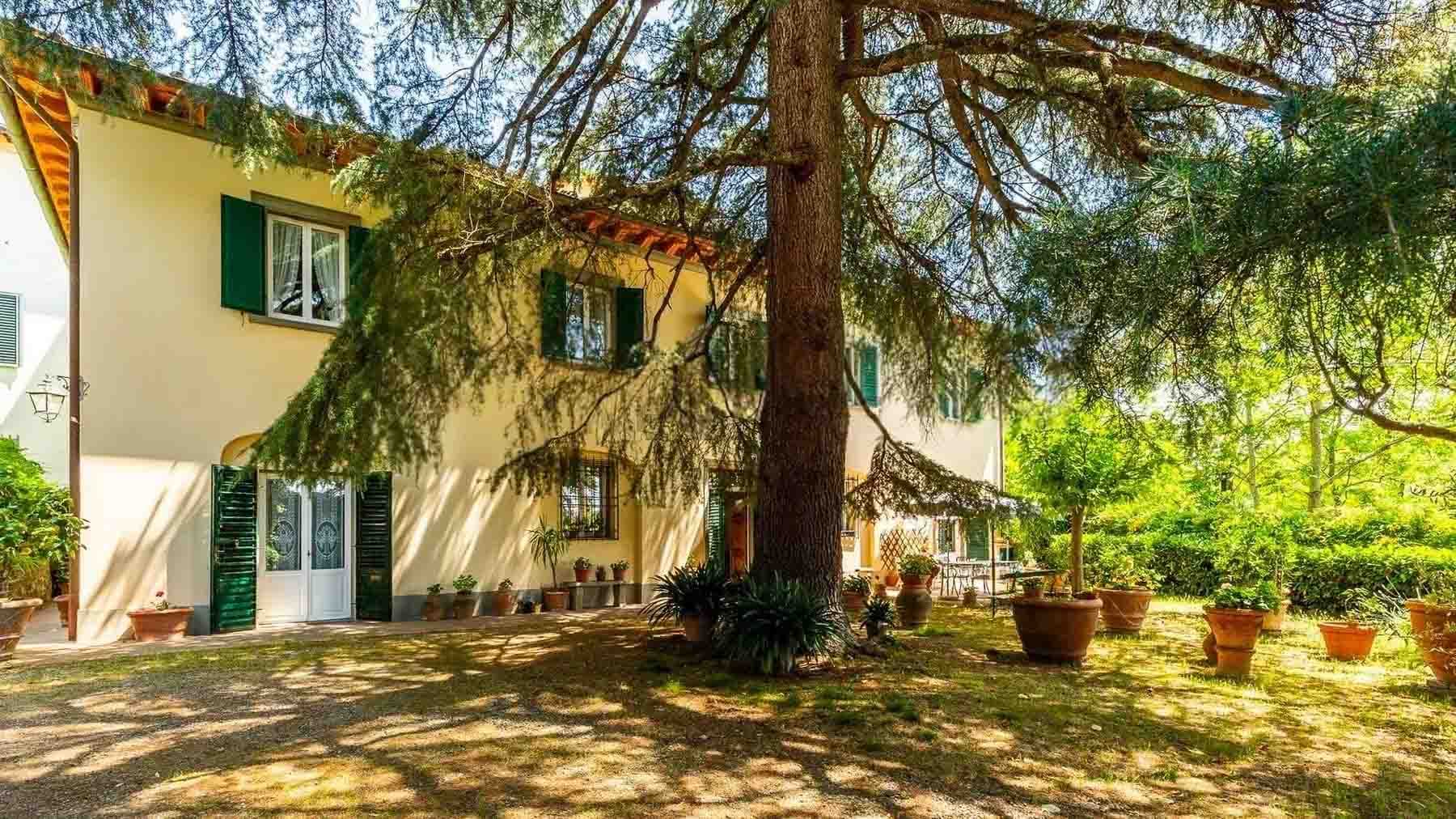Villa panoramica con giardino nel cuore di Impruneta