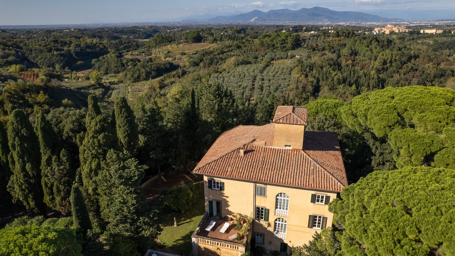 Medicean Villa with Panoramic View in Tuscany