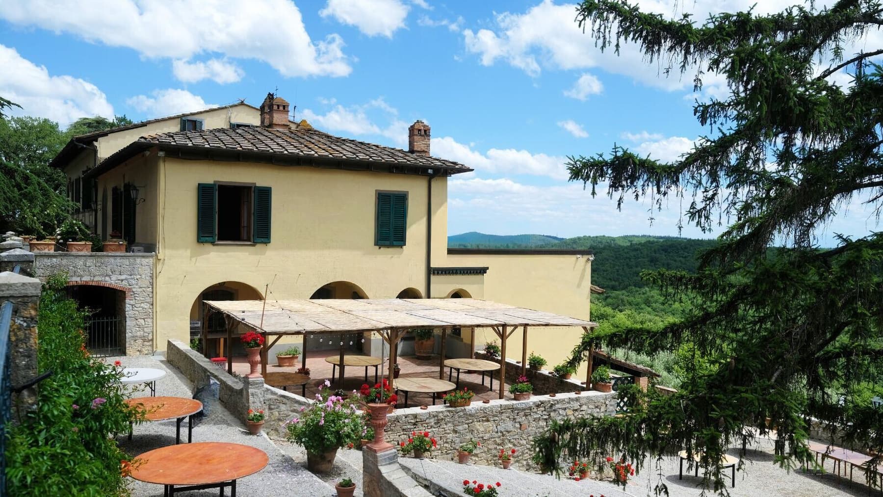 Medieval Farm Hotel in Castellina, Tuscany