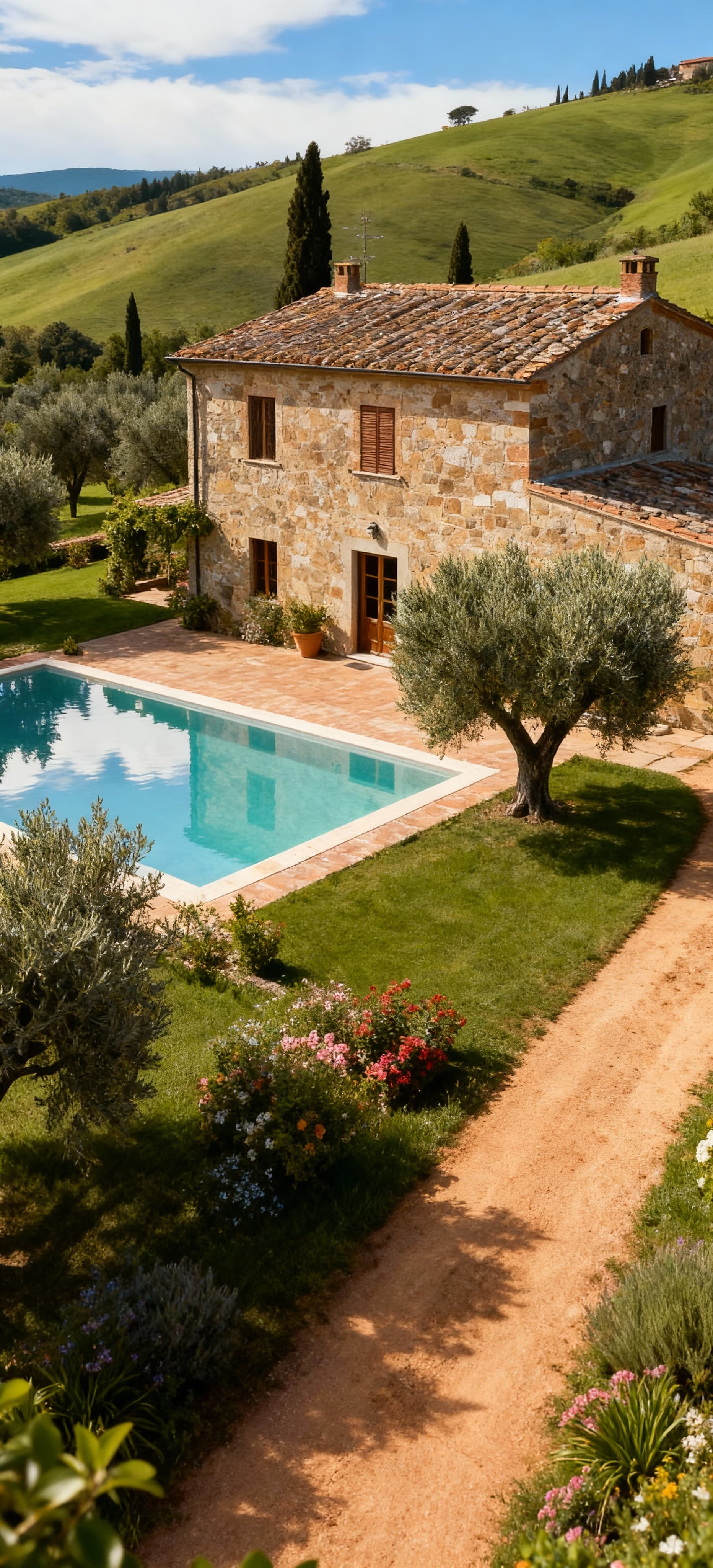 Charming rustic properties for sale in Lucca, Tuscany, set amid beautiful landscapes and ancient olive groves.