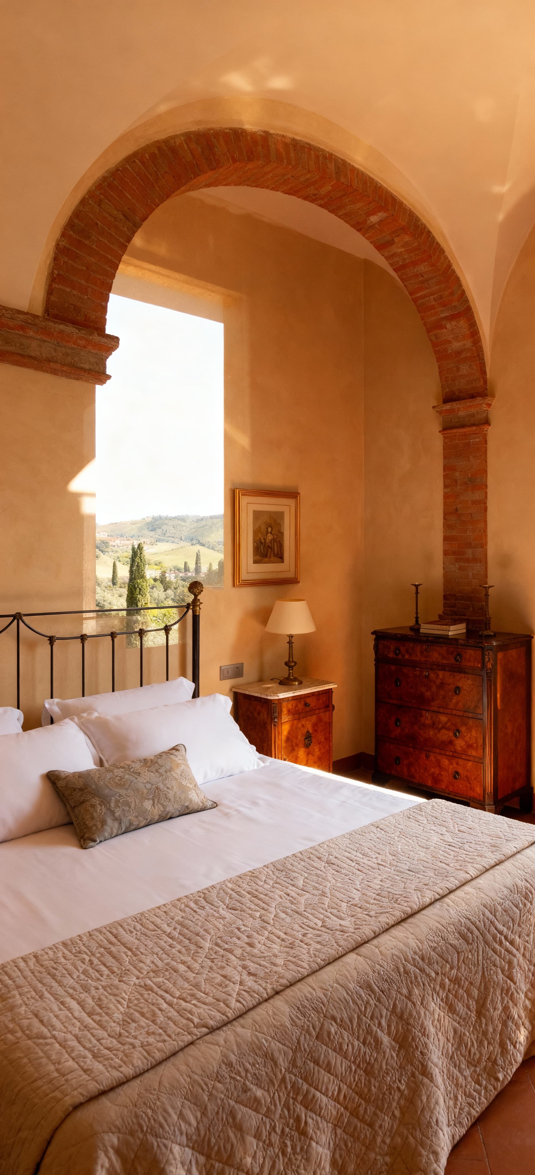 Charming Tuscan farmhouses for sale in Chianti, surrounded by vineyards and rolling hills, offer luxurious country living.