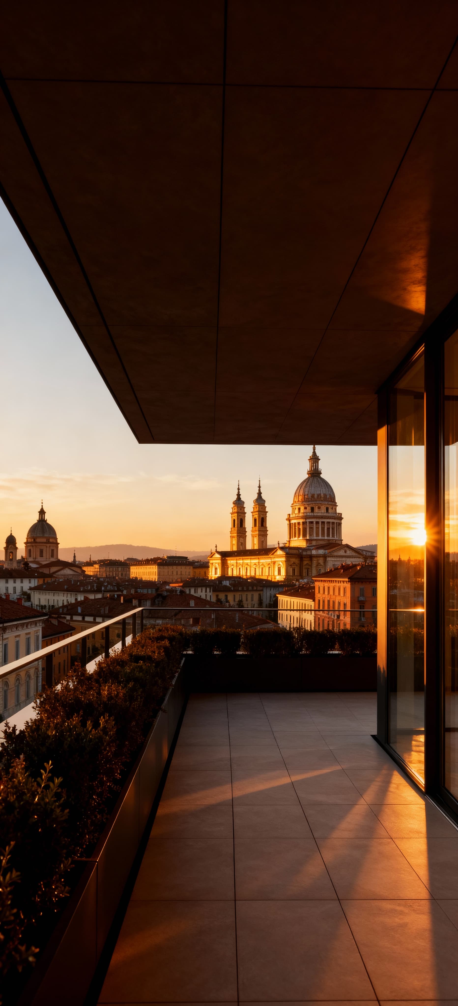 Luxury penthouses for sale in Piemonte's urban areas, featuring modern comforts and stunning city views.