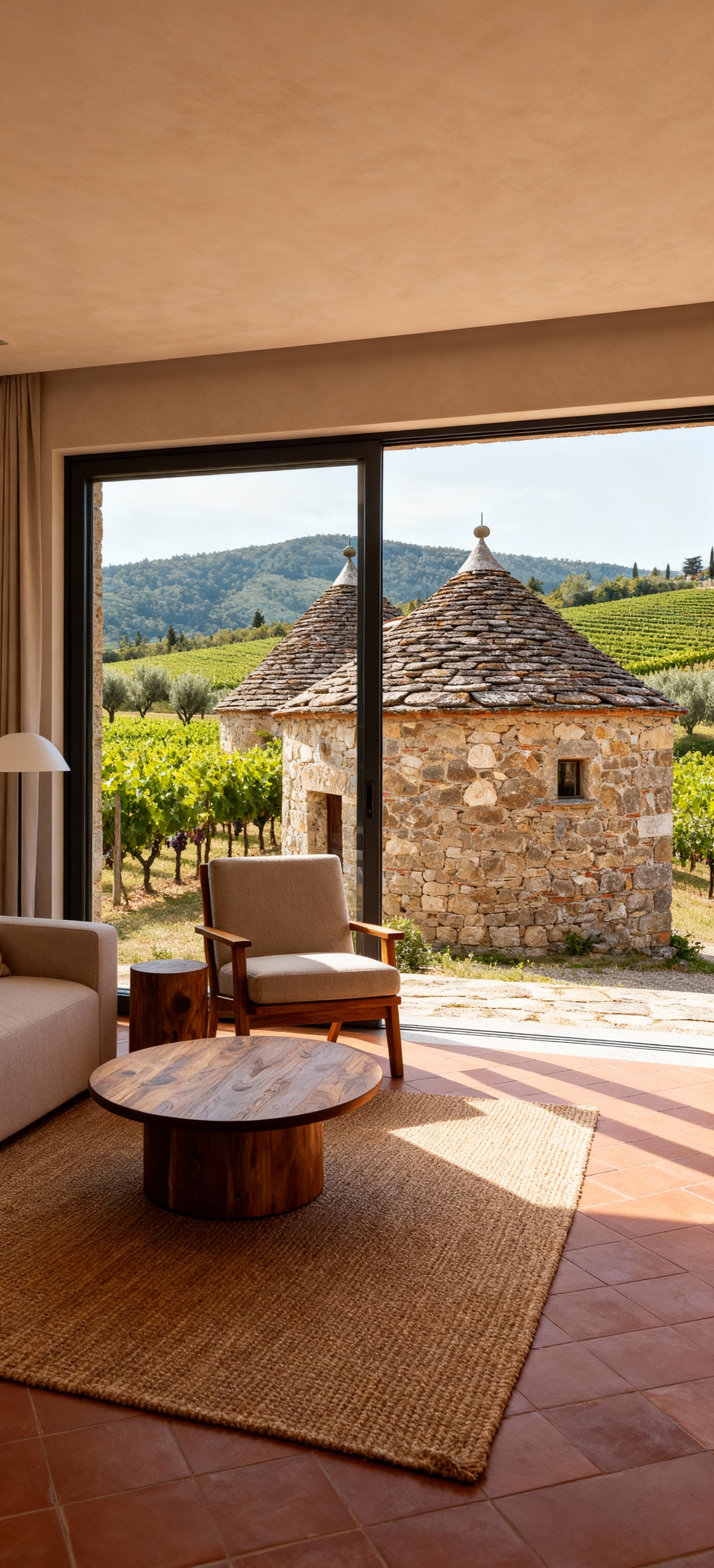 Charming agriturismos for sale in the Pistoia countryside, surrounded by hills, olive groves, and vineyards, ideal for rural tourism investment.