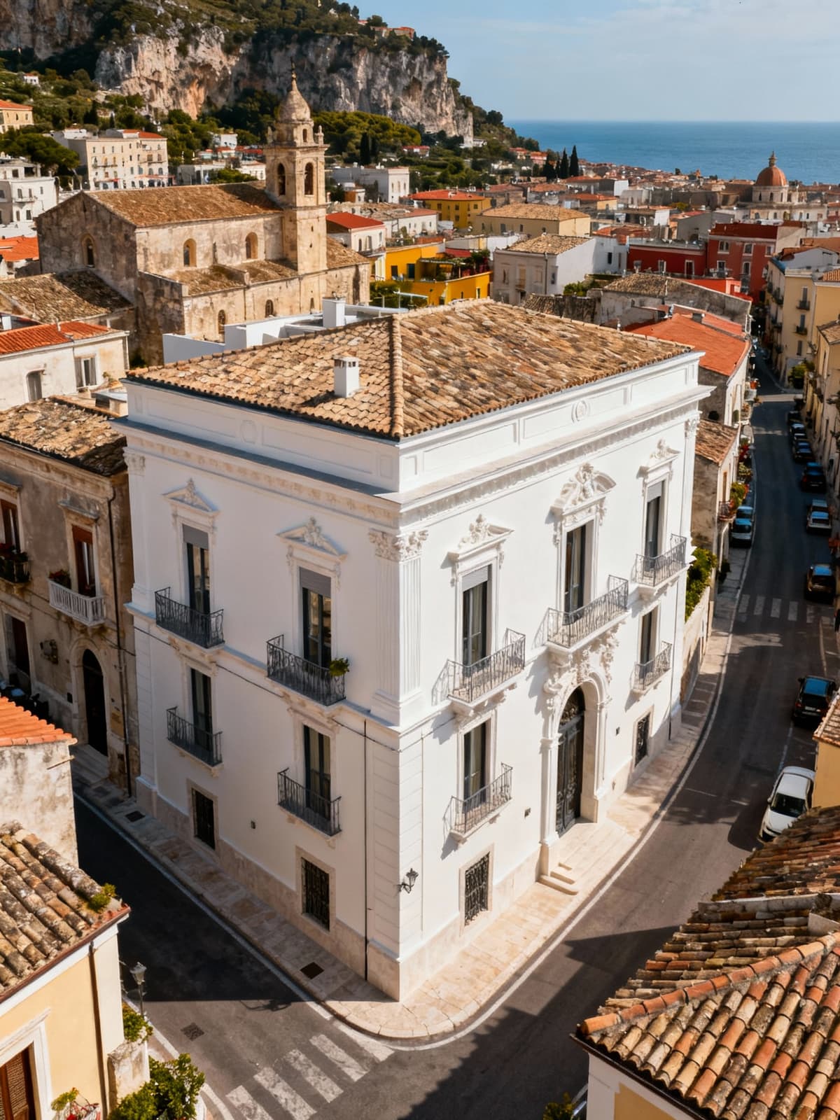 Eleganti residenze di lusso in Calabria, dove storia e modernità si uniscono, circondate da un ricco patrimonio culturale.